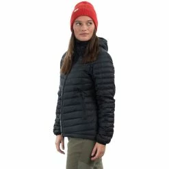 Hot Sale 🛒 Bergans Røros Light Hooded Down Jacket 👩 Women black 👏 -Outlet Down Jackets Store bergans roros light hooded down jacket women black 3