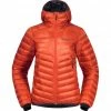 Coupon 🤩 Bergans Senja Light Hooded Down Jacket 👩 Women fiesta/orion blue ✔️
