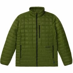 Best Sale ❤️ Burton Mid-Heat Insulated Down Jacket Men calla green 😀