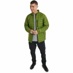 Best Sale ❤️ Burton Mid-Heat Insulated Down Jacket Men calla green 😀 -Outlet Down Jackets Store burton mid heat insulated down jacket men calla green 4