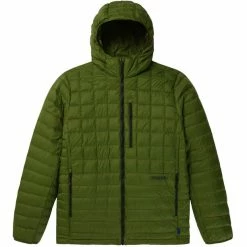 Best reviews of 😀 Burton Mid-Heat Insulated Hooded Down Jacket Men calla green 😉