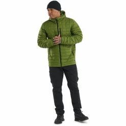 Best reviews of 😀 Burton Mid-Heat Insulated Hooded Down Jacket Men calla green 😉 -Outlet Down Jackets Store burton mid heat insulated hooded down jacket men calla green 4