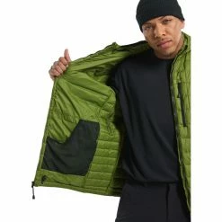 Best reviews of 😀 Burton Mid-Heat Insulated Hooded Down Jacket Men calla green 😉 -Outlet Down Jackets Store burton mid heat insulated hooded down jacket men calla green 5