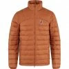 New 🌟 Fjällräven Expedition Pack Down Parka Men terracotta brown 🎉