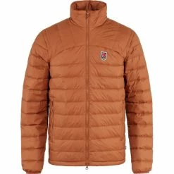 New 🌟 Fjällräven Expedition Pack Down Parka Men terracotta brown 🎉