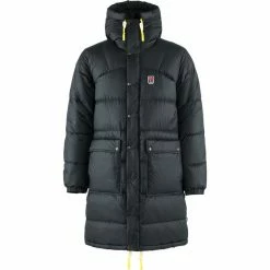 New 🎁 Fjällräven Expedition Pack Long Down Parka Men black 🛒