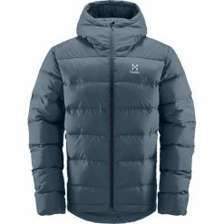 Brand new 🎉 Haglöfs Bield Down Hood Men steel blue 🥰