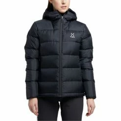 Promo ⌛ Haglöfs Bield Down Hood 👩 Women true black 🎁 -Outlet Down Jackets Store hagloefs bield down hood women true black 3