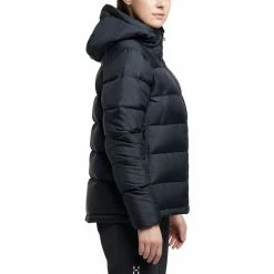 Promo ⌛ Haglöfs Bield Down Hood 👩 Women true black 🎁 -Outlet Down Jackets Store hagloefs bield down hood women true black 5