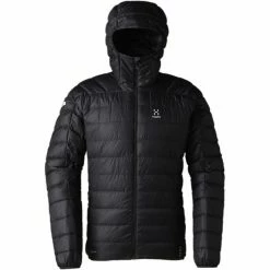Outlet 🎁 Haglöfs L.I.M Down Hood Men true black 🎉