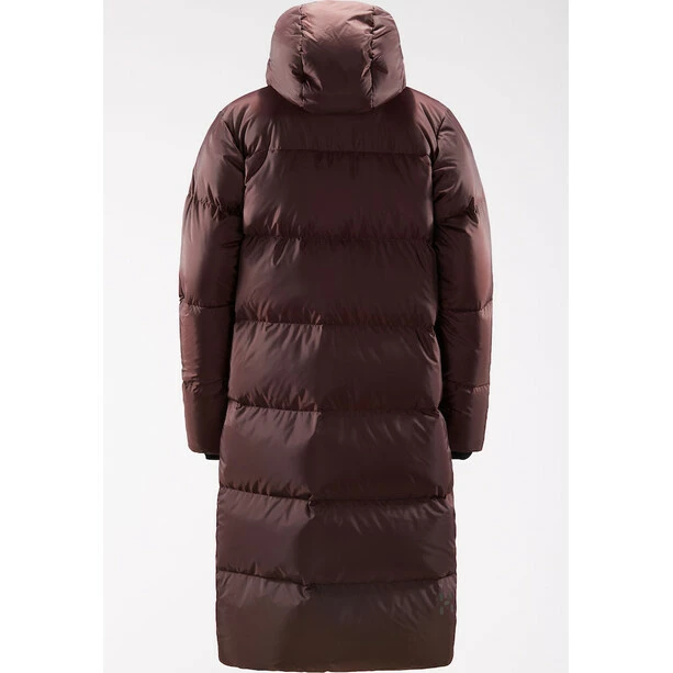Budget ⭐ Haglöfs Long Down Parka 👩 Women burgundy brown 🥰 4 Budget ⭐ Haglöfs Long Down Parka 👩 Women burgundy brown 🥰 - Image 2