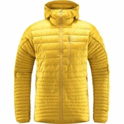 Hot Sale 🛒 Haglöfs Micro Nordic Down Hood Men autumn leaves ⌛