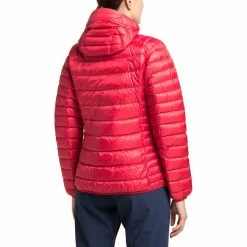 Buy 🎉 Haglöfs Roc Down Hood 👩 Women scarlet red 👍 -Outlet Down Jackets Store hagloefs roc down hood women scarlet red 4