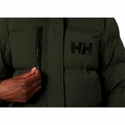 Wholesale 🥰 Helly Hansen Adore Puffy Parka 👩 Women utility green 👏 -Outlet Down Jackets Store helly hansen adore puffy parka women utility green 5