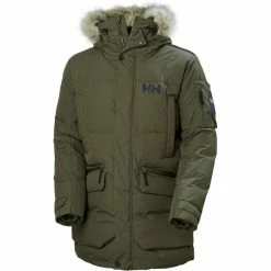 Best deal 👍 Helly Hansen Bouvet Down Parka Men utility green 👏