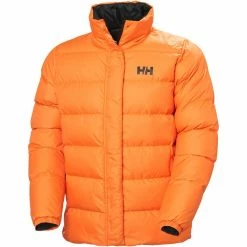 Wholesale 🛒 Helly Hansen HH Reversible Down Jacket Men poppy orange 🌟
