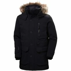 Discount 👏 Helly Hansen Longyear ll Parka Men black 😀