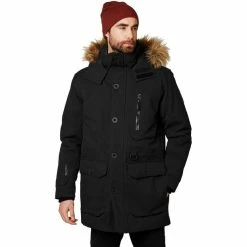 Discount 👏 Helly Hansen Longyear ll Parka Men black 😀 -Outlet Down Jackets Store helly hansen longyear ll parka men black 3