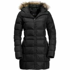 Cheap 😀 Jack Wolfskin Baffin Island Down 🧥 Coat 👩 Women black 👍