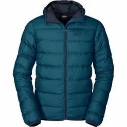 Cheap ❤️ Jack Wolfskin Helium Jacket Men blue coral 😍