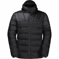 Discount 🎉 Jack Wolfskin Nebelhorn Down Hoody Men black 😉