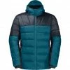 Flash Sale 🥰 Jack Wolfskin Nebelhorn Down Hoody Men blue coral 😀 -Outlet Down Jackets Store jack wolfskin nebelhorn down hoody men blue coral 1
