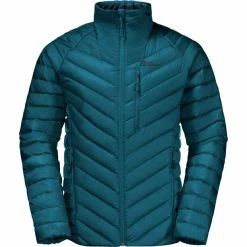 Outlet 🔥 Jack Wolfskin Passamani Down Jacket Men blue coral 🥰
