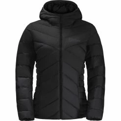 Buy ✨ Jack Wolfskin Tundra Down Hoody 👩 Women black 🧨