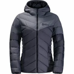 Best Pirce 🔔 Jack Wolfskin Tundra Down Hoody 👩 Women graphite ⌛