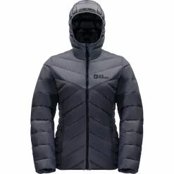 Outlet Down Jackets Store -Outlet Down Jackets Store jack wolfskin tundra down hoody women graphite 2