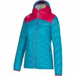 Cheap 🎉 La Sportiva Deimos Down Jacket 👩 Women crystal/cerise ⭐
