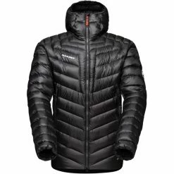 Top 10 ๐ Mammut Broad Peak IN Hooded Jacket Men black-white ๐