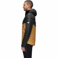 New ❤️ Mammut Broad Peak IN Hooded Jacket Men cheetah/black 🎉 -Outlet Down Jackets Store mammut broad peak in hooded jacket men cheetah black 3