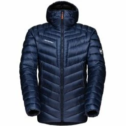 New ❤️ Mammut Broad Peak IN Hooded Jacket Men marine 🔔