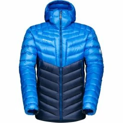 Budget 😍 Mammut Broad Peak IN Hooded Jacket Men marine-ice 🥰