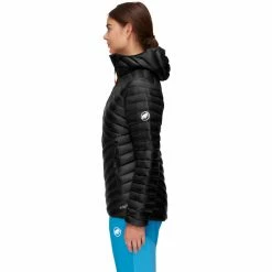 Cheap 🔥 Mammut Broad Peak IN Hooded Jacket 👩 Women black-white 🔥 -Outlet Down Jackets Store mammut broad peak in hooded jacket women black white 4