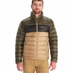 Wholesale 😉 Marmot Ares Jacket Men nori/black ⭐ -Outlet Down Jackets Store marmot ares jacket men nori black 3