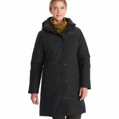 Cheapest 👏 Marmot Chelsea 🧥 Coat 👩 Women black ✨ -Outlet Down Jackets Store marmot chelsea coat women black 3