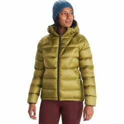 Cheapest 👍 Marmot Hype Down Hoody 👩 Women military green 👍 -Outlet Down Jackets Store marmot hype down hoody women military green 3