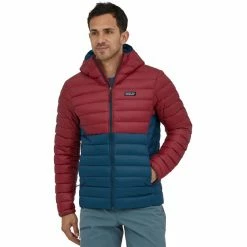 Cheap 😀 Patagonia Down Sweater Hoody Men blue/TIDB ❤️ -Outlet Down Jackets Store patagonia down sweater hoody men blue tidb 2