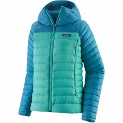 Best Pirce 👏 Patagonia Down Sweater Hoody 👩 Women green/FRTL 🌟