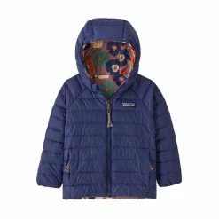 Promo 😀 Patagonia Down Sweater Reversible Hoody Kids pink/SLPI 🎉 -Outlet Down Jackets Store patagonia down sweater reversible hoody kids pink slpi 3