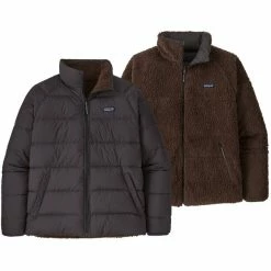 Best deal 😉 Patagonia Silent Down Reversible Jacket Men black/INBK 🔔