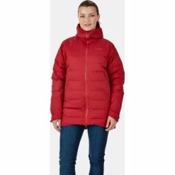 New 😉 Rab Valiance Parka 👩 Women crimson ✔️ -Outlet Down Jackets Store rab valiance parka women crimson 2