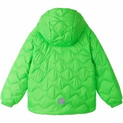 Budget 🔔 Reima Fossila Down Jacket Kids neon green 🌟 -Outlet Down Jackets Store reima fossila down jacket kids neon green 3