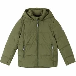 Best deal ✔️ Reima Porosein Down Jacket Kids khaki green 🔔
