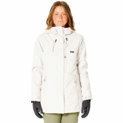Best Sale 🛒 Rip Curl Apres Heat Seeker Snow Jacket 👩 Women moonbeam 🛒