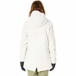 Best Sale 🛒 Rip Curl Apres Heat Seeker Snow Jacket 👩 Women moonbeam 🛒 -Outlet Down Jackets Store rip curl apres heat seeker snow jacket women moonbeam 3