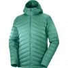Best reviews of ⌛ Salomon Sntial XWarm Down Hoodie Men pacific 💯