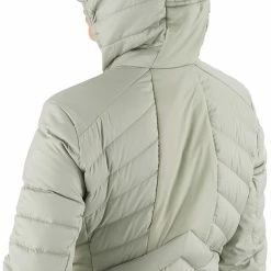 Cheapest 👍 Salomon Transition Down Hoodie 👩 Women wrought iron 🎁 -Outlet Down Jackets Store salomon transition down hoodie women wrought iron 5
